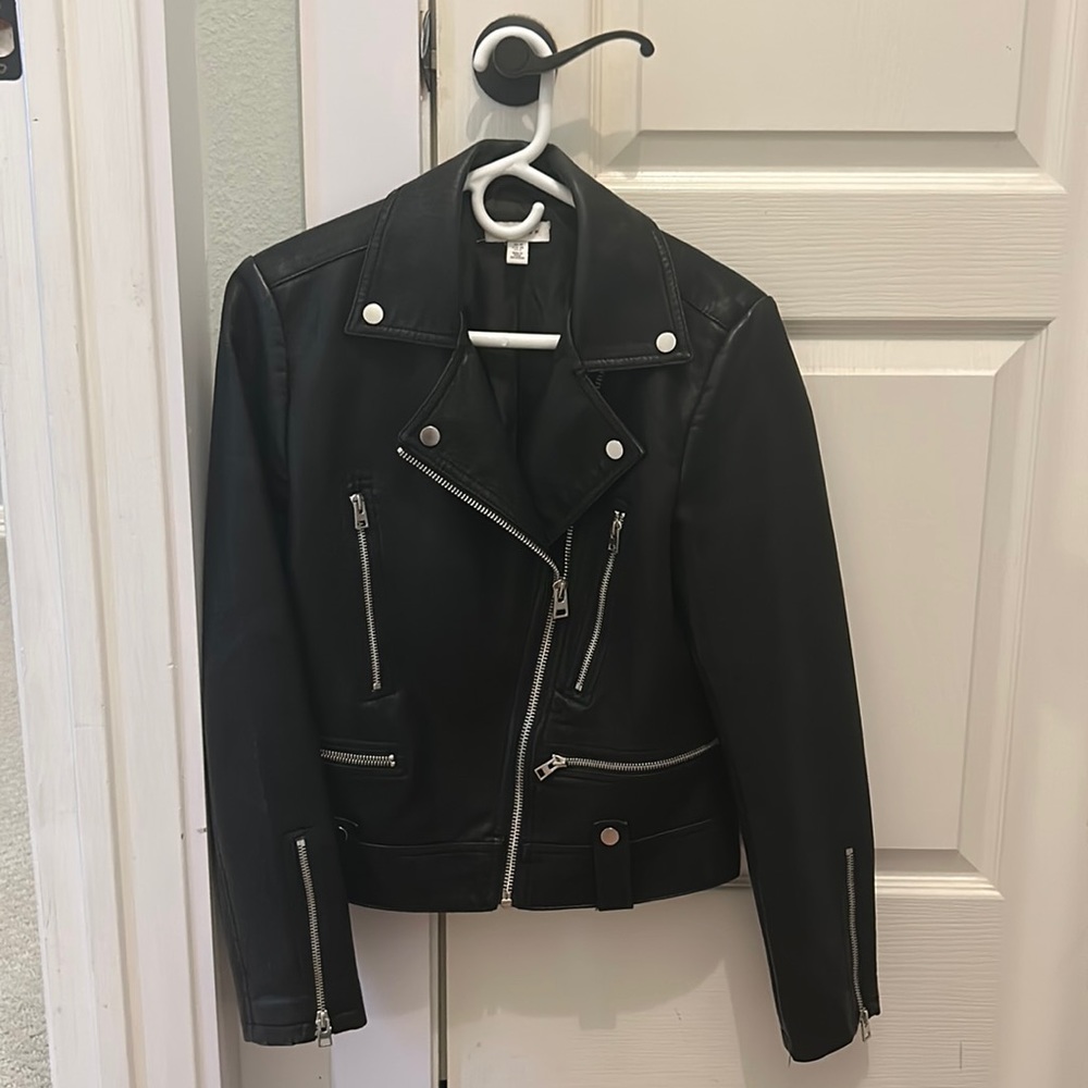 Topshop Faux Leather Jacket